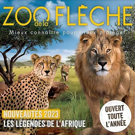 펜션 La Terrasse Du Loir A 2km Du Zoo De *