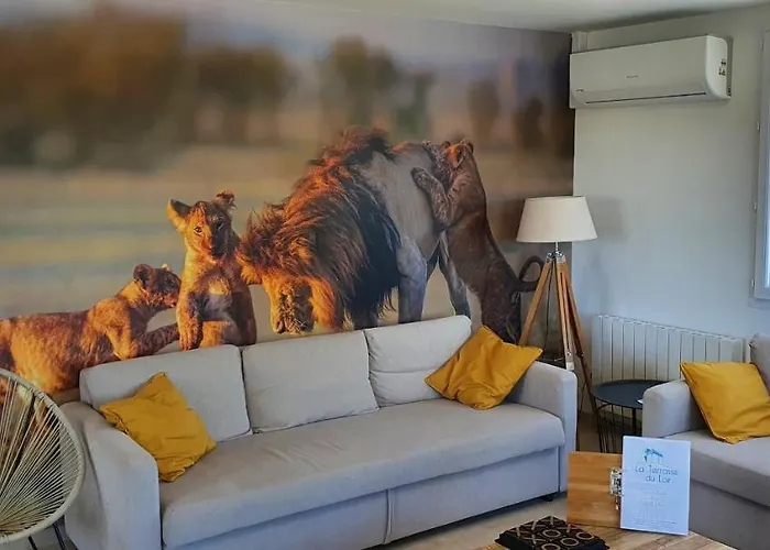 בית נופש La Terrasse Du Loir A 2km Du Zoo De