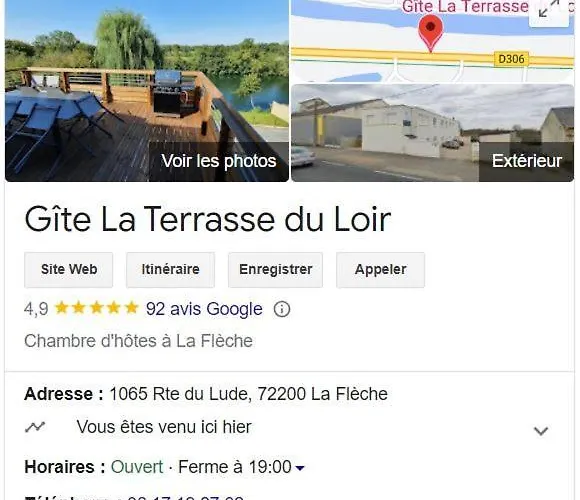 בית נופש La Terrasse Du Loir A 2km Du Zoo De *