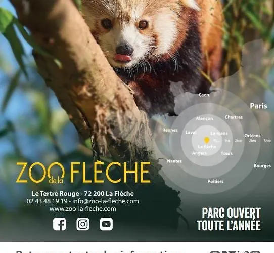 Prázdninový dům La Terrasse Du Loir A 2km Du Zoo De La Flèche